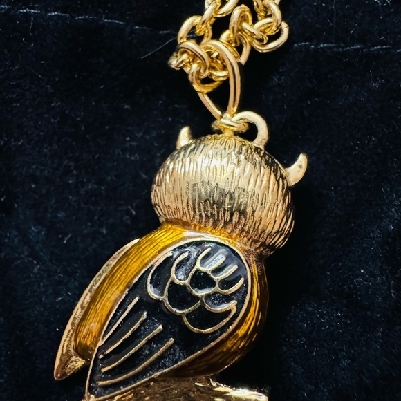 Long Statement Necklace. Owl. By Talbots - Picture 5 of 8